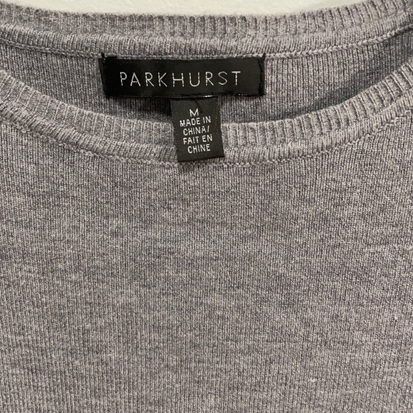 Parkhurst | Faux Fur Sleeve Sweater Dress | M - Picture 7 of 8